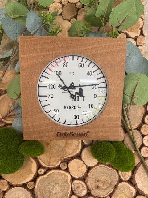 Sauna Thermometer/Hygrometer square
