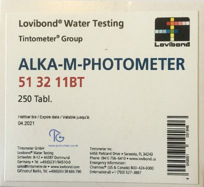 Lovibond Alka M Water Testing Tablets