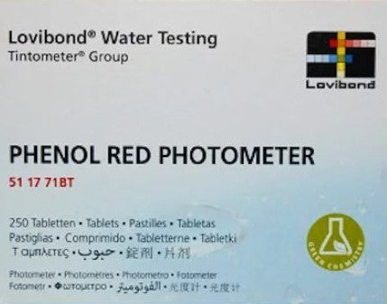 Lovibond Phenol Red Water Testing Tablets